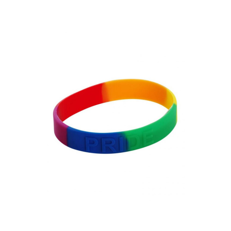 Bracelet silicone souple PRIDE rainbow