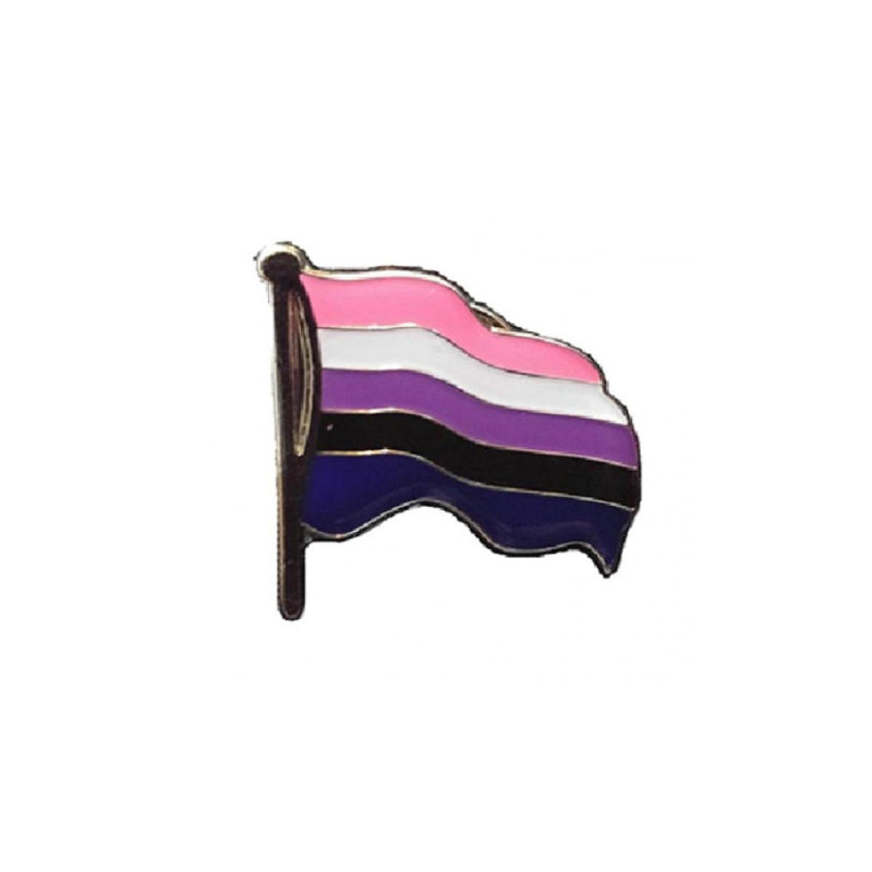 Pin's Gender Fluid Flag