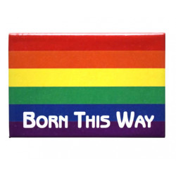 Magnet Rainbow Flag ''Born...