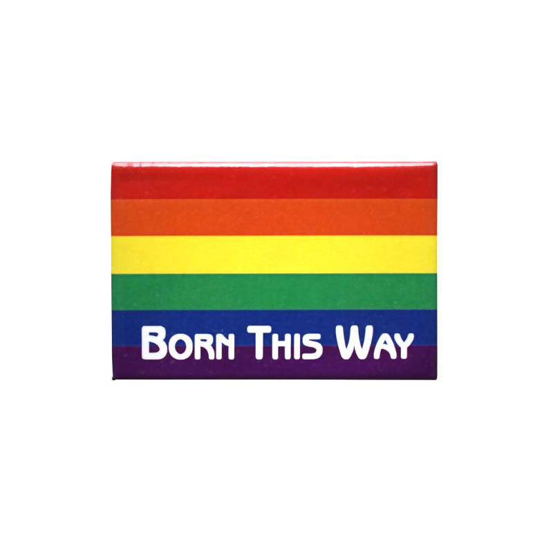 Magnet Rainbow Flag ''Born This Way''