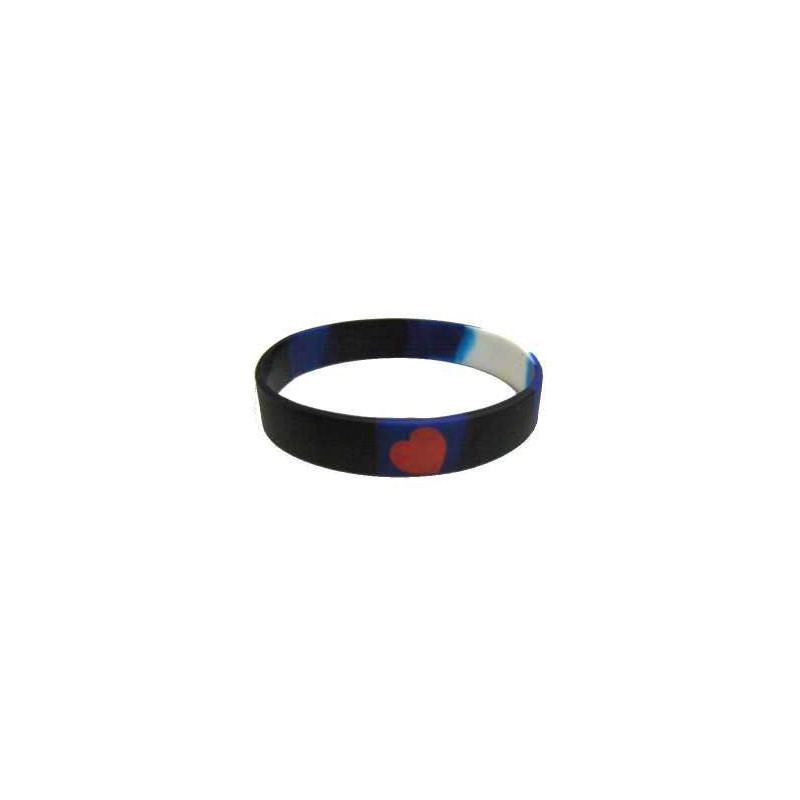 Bracelet Silicone Souple Leather Pride (vertical)