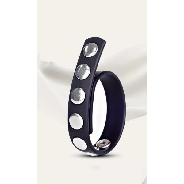 CockStrap simili cuir 12 Rivets