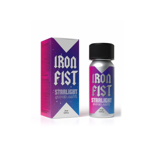 Poppers Maxi Iron Fist StarLight - flacon aluminium 24 ml
