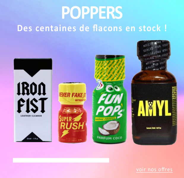 Vos poppers au meilleur prix